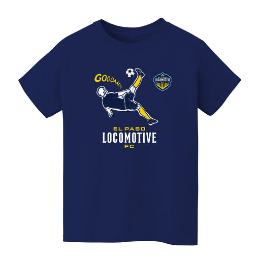 El Paso Locomotive Impressions Artwork Navy Youth Cotton T-Shirt