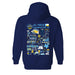 El Paso Locomotive Cotton Crewneck Pullover Sweatshirt Navy Womens - Vive La Fête - Online Apparel Store