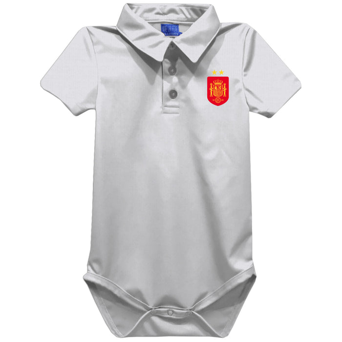 Spain National Team Vive La Fete Solid Polo Bodysuit
