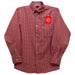 Spain National Team Vive La Fete Gingham Button Down Long Sleeve Shirt - Red