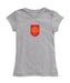 Spain National Team Girl´s Fitted Cotton T-shirt Grey