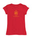 Spain National Team Girl´s Fitted Cotton T-shirt Red