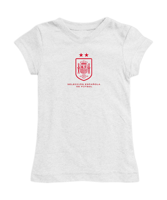 Spain National Team Girl´s Fitted Cotton T-shirt
