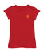 Spain National Team Girl´s Fitted Cotton T-shirt Red