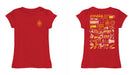 Spain National Team Girl´s Fitted Cotton T-shirt Red - Vive La Fête - Online Apparel Store