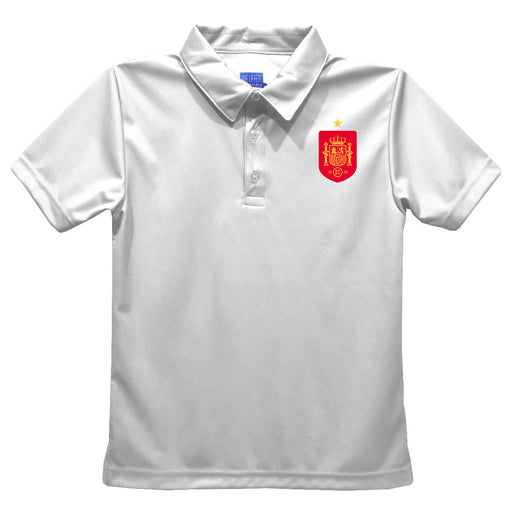 Spain National Team Vive La Fete Solid Polo - White