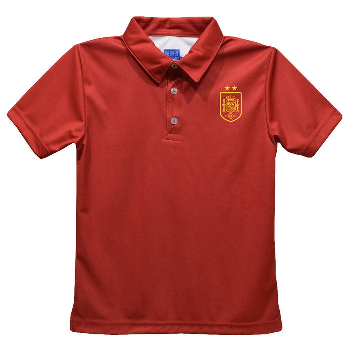Spain National Team Vive La Fete Solid Polo