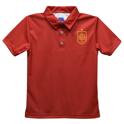 Spain National Team Vive La Fete Solid Polo - Red