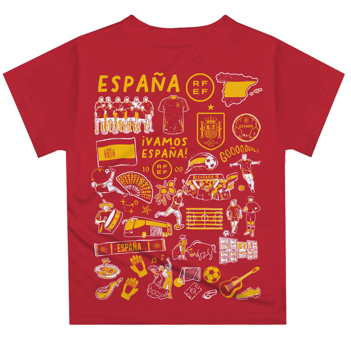 Spain National Team Boys Game Day Short Sleeve Tee - Vive La Fête - Online Apparel Store