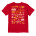 Spain National Team Impressions Artwork Red Youth Cotton T-Shirt - Vive La Fête - Online Apparel Store