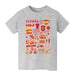 Spain National Team Impressions Artwork Grey Youth Cotton T-Shirt