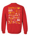 Spain National Team Womens Red Cotton Crewneck Pullover Sweatshirt - Vive La Fête - Online Apparel Store