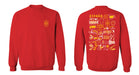 Spain National Team Womens Red Cotton Crewneck Pullover Sweatshirt - Vive La Fête - Online Apparel Store