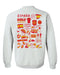 Spain National Team Womens White Cotton Crewneck Pullover Sweatshirt - Vive La Fête - Online Apparel Store