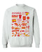 Spain National Team Womens White Cotton Crewneck Pullover Sweatshirt