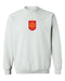 Spain National Team Womens White Cotton Crewneck Pullover Sweatshirt
