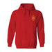 Spain National Team Womens Red Cotton Crewneck Pullover Sweatshirt