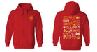 Spain National Team Womens Red Cotton Crewneck Pullover Sweatshirt - Vive La Fête - Online Apparel Store