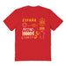 Spain National Team Womens Red Cotton Tshirt
