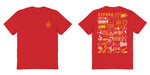 Spain National Team Womens Red Cotton Tshirt - Vive La Fête - Online Apparel Store