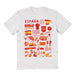 Spain National Team Front Impressions Artwork Women White Cotton T-Shirt