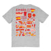 Spain National Team Womens Grey Cotton Tshirt - Vive La Fête - Online Apparel Store