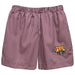 FC Barcelona Embroidered Maroon Gingham Pull On Short
