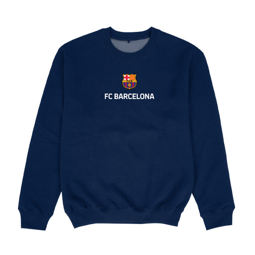 FC Barcelona Blue Crew Neck With Color Block Desing