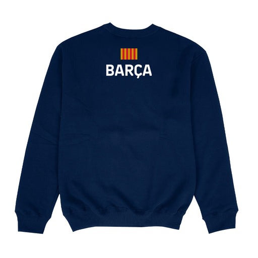 FC Barcelona Blue Crew Neck With Color Block Desing - Vive La Fête - Online Apparel Store