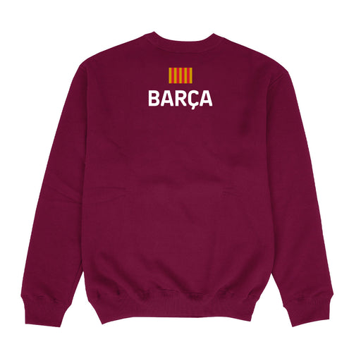 FC Barcelona Maroon Crew Neck With Color Block Desing - Vive La Fête - Online Apparel Store
