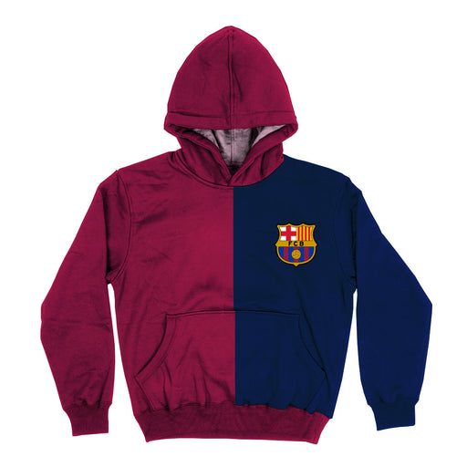 FC Barcelona Maroon Fleece Long Sleeve Hoodie