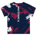 FC Barcelona Boys Game Day Navy Short Sleeve Tee Paint Brush - Vive La Fête - Online Apparel Store