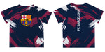 FC Barcelona Boys Game Day Navy Short Sleeve Tee Paint Brush - Vive La Fête - Online Apparel Store