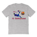 FC Barcelona Impressions Artwork Grey Youth Cotton T-Shirt
