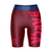 FC Barcelona Game Day Logo on Thigh and Waistband Maroon and Navy Women Bike Short 9 Inseam"