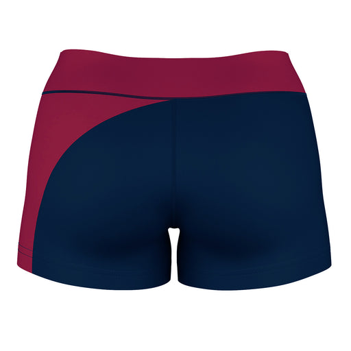 FC Barcelona Waist Color Block Women Navy Optimum Yoga Short - Vive La Fête - Online Apparel Store