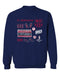 FC BarcelonaWomens Navy Cotton Crewneck Pullover Sweatshirt