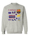 FC Barcelona Womens Grey Cotton Crewneck Pullover Sweatshirt
