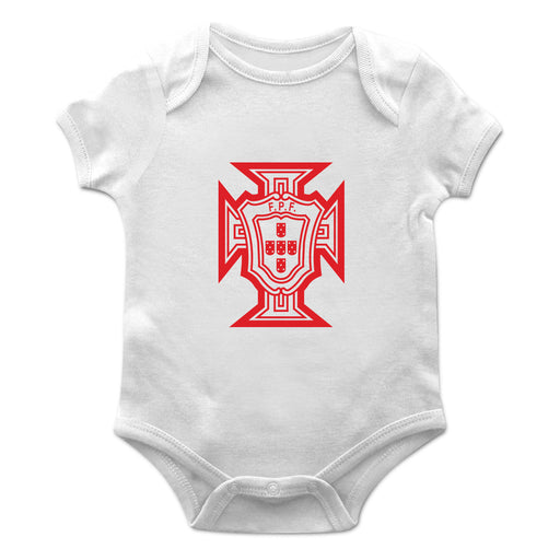 Federación Portuguesa de Futbol Cotton Short Sleeve Bodysuit White