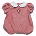 Portugal National Team Vive La Fete Gingham Puffy Bubble Dress - Red