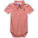 Portugal National Team Vive La Fete Polo Pencil Stripe Bodysuit - Red
