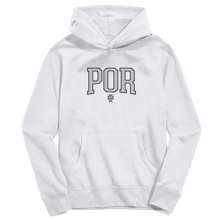 Federación Portuguesa de Futbol Youth White Pullover Cotton Hoodie