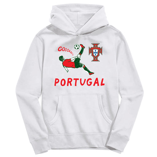 Federación Portuguesa de Futbol Youth White Pullover Cotton Hoodie