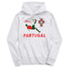 Federación Portuguesa de Futbol Youth White Pullover Cotton Hoodie