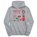 Federación Portuguesa de Futbol Youth Gray Pullover Cotton Hoodie
