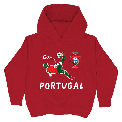 Federación Portuguesa de Futbol Youth Red Pullover Cotton Hoodie