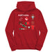 Federación Portuguesa de Futbol Youth Red Pullover Cotton Hoodie