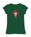 Federación Portuguesa de Futbol Girl´s Fitted Cotton T-shirt Green