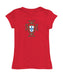Federación Portuguesa de Futbol Girl´s Fitted Cotton T-shirt Red
