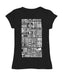 Federación Portuguesa de Futbol Girl´s Fitted Cotton T-shirt Black